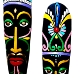 BERRYCRAVE TRIBAL MASK-ARROW