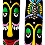 BERRYCRAVE TRIBAL MASK-OVAL